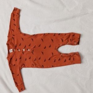 Kate Quinn organic cotton fox jumpsuit size 6-12 months